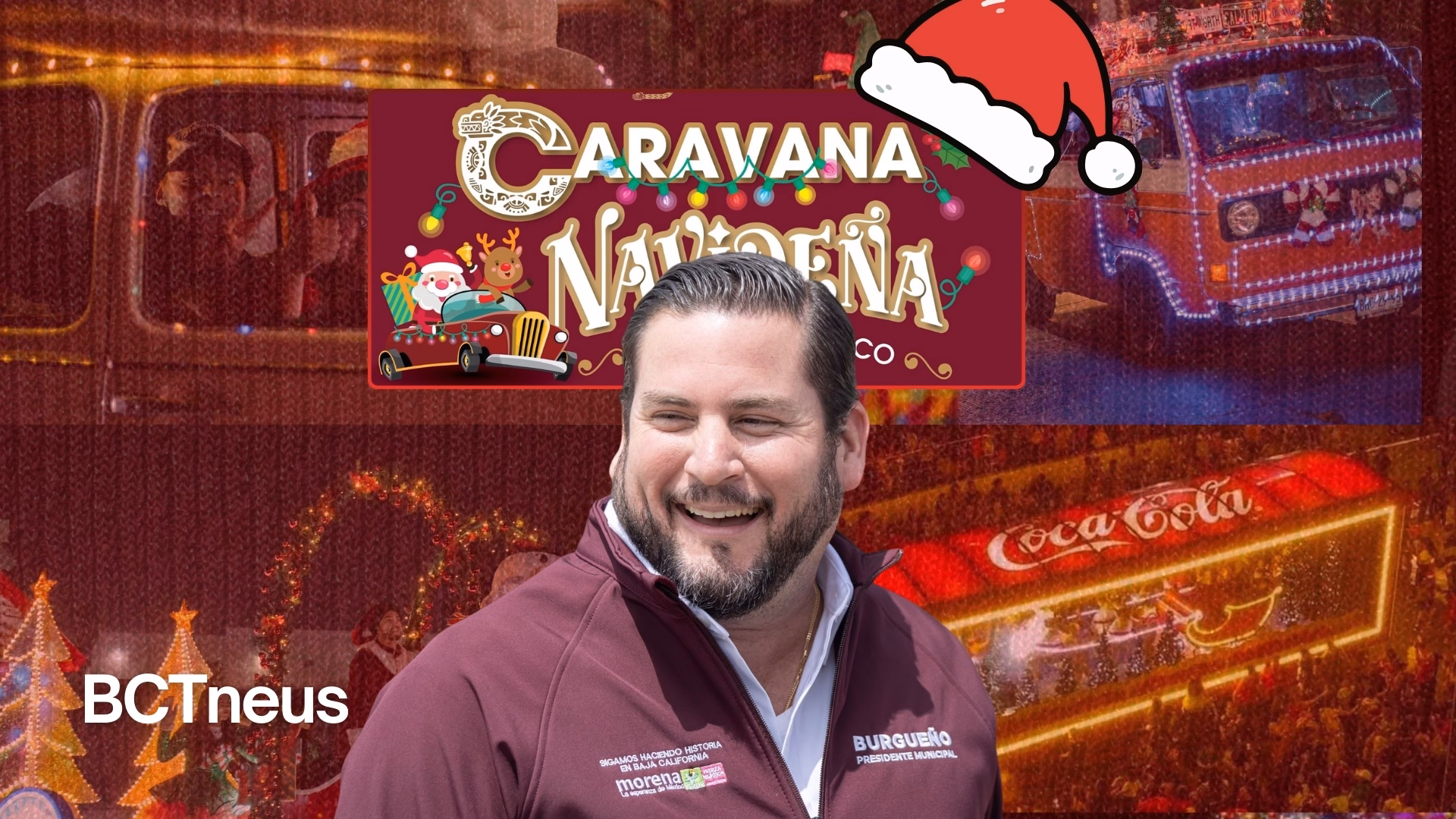 Articulo - Ismael Burgueño invita a la Caravana Navideña en Tijuana