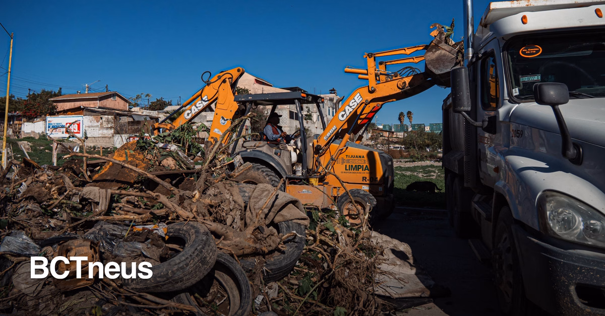 Articulo - Programa Tijuana Ciudad Limpia libera calles y canales con retiro masivo de basura