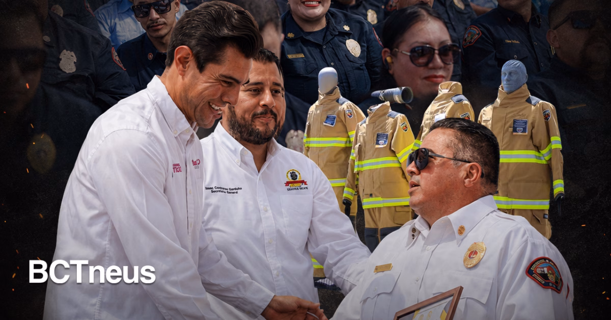 Articulo - Román Cota fortalece al Heroico Cuerpo de Bomberos de Tecate