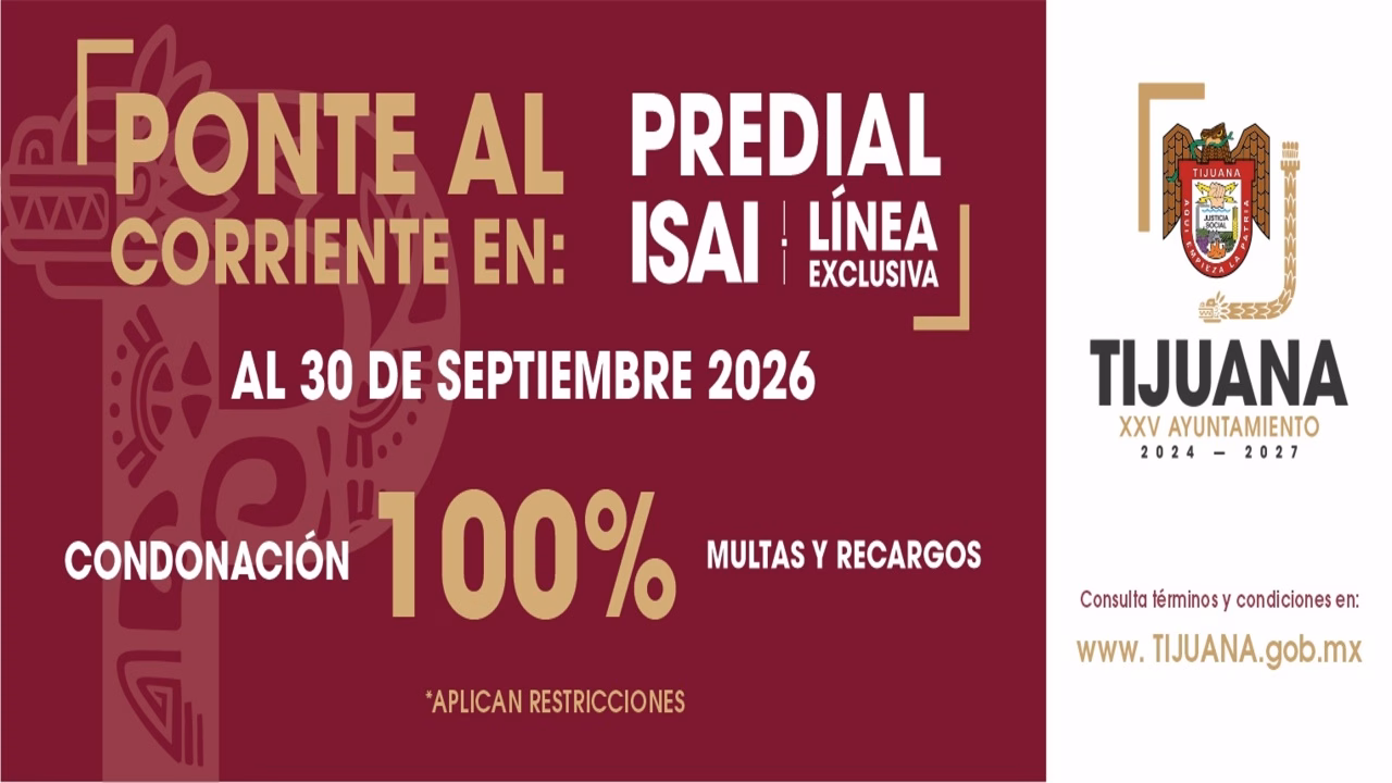 Predial TJ / Julio-Septiembre