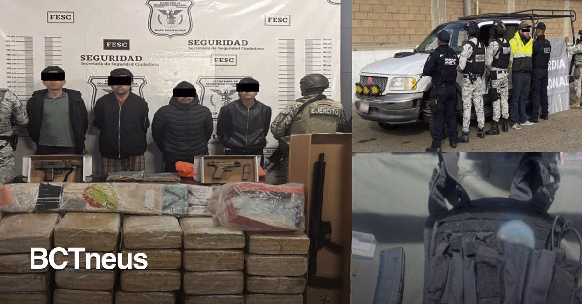 Articulo - Fuerzas federales y estatales neutralizan célula criminal en BC