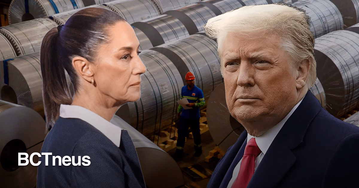 Articulo - "Es injusto e insostenible": Sheinbaum rechaza aranceles al acero y aluminio impuestos por Trump