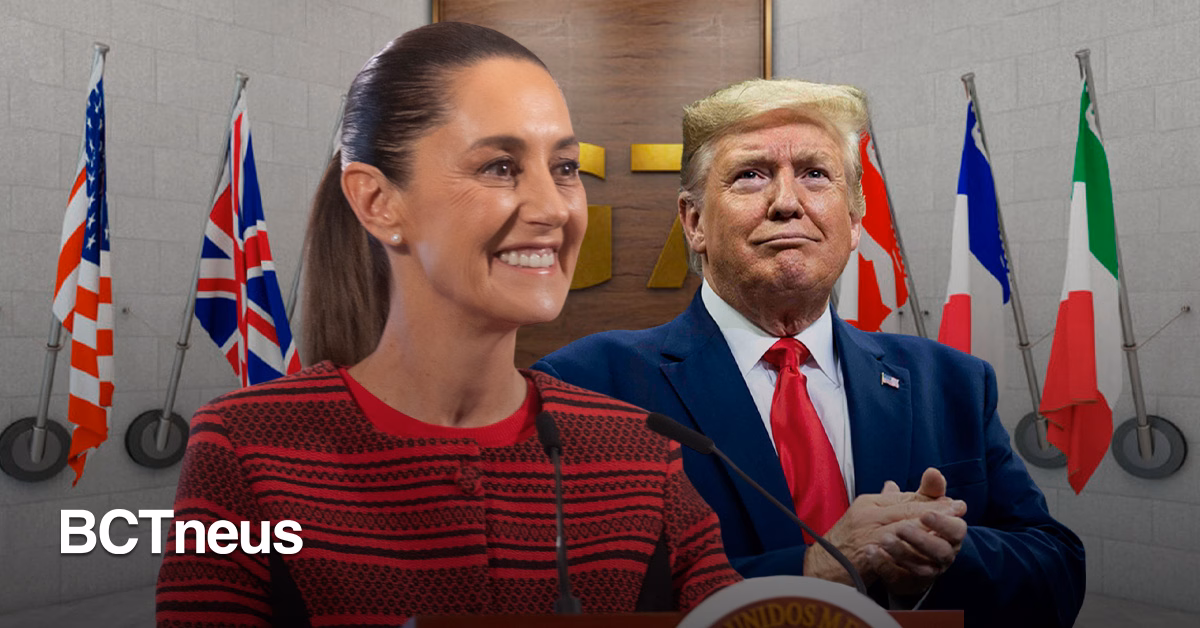 Articulo - Sheinbaum confirma reunión con Trump y su gabinete durante el G7