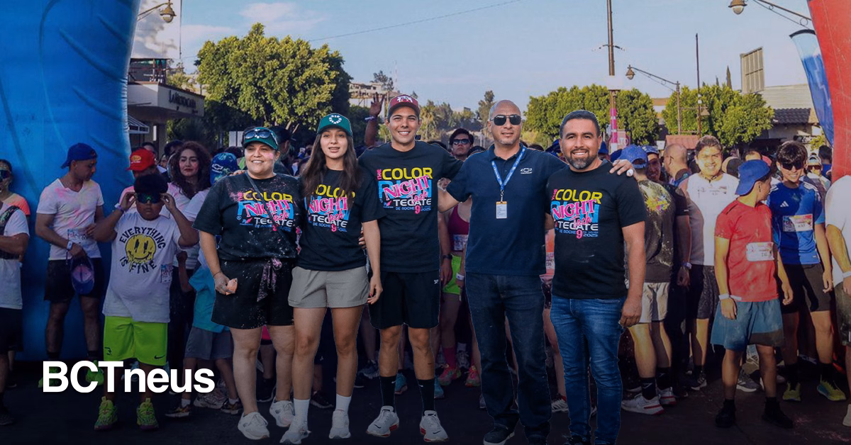Articulo - Cientos corren por amor a los abuelitos: éxito total la Color Run Tach Tecate 2025