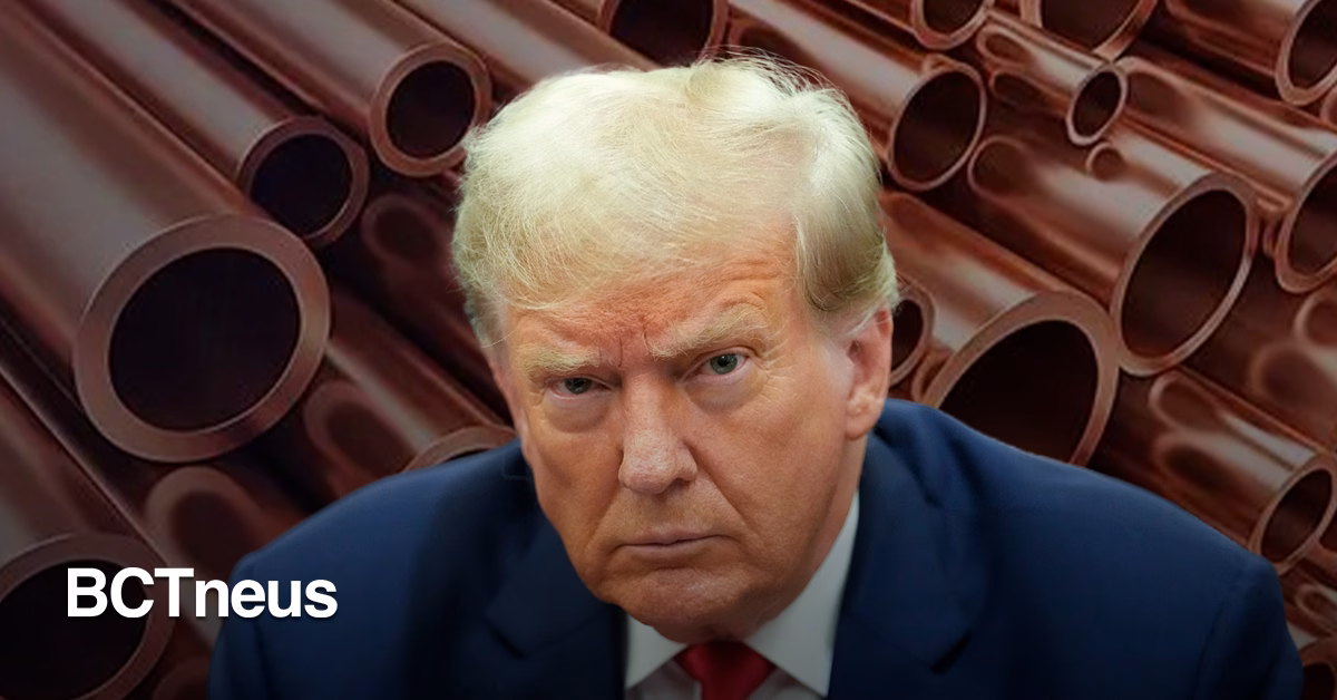 Articulo - Trump impone arancel del 50% al cobre y amenaza con uno del 200% a farmacéuticas