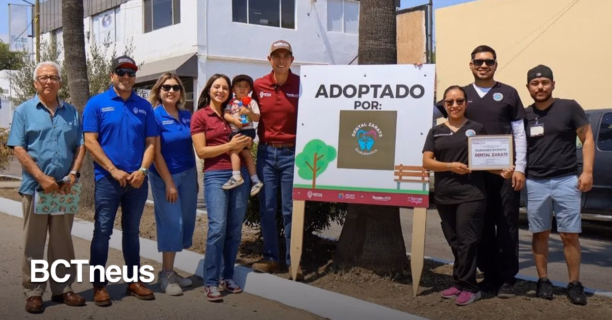 Articulo - Destaca Román Cota adopción de espacios públicos por empresarios tecatenses