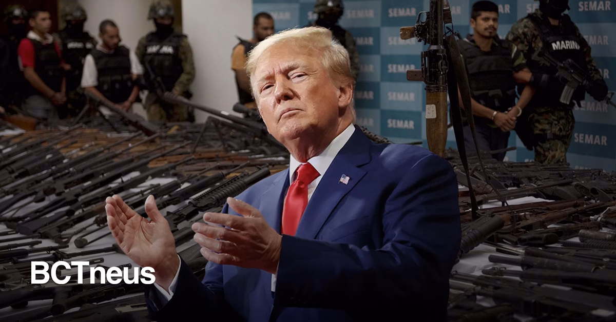 Articulo - “Los cárteles controlan México”, dice Trump; pero las armas cruzan desde EE.UU.