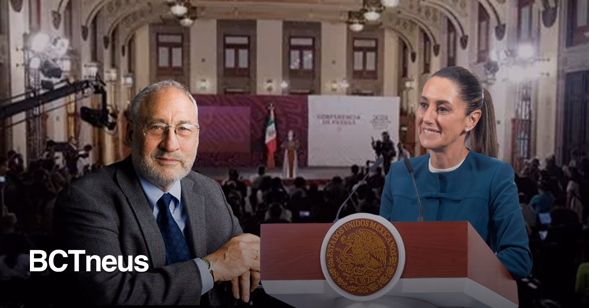 Articulo - “Vamos a seguir dando ejemplo al mundo”: Sheinbaum tras reconocimiento de Joseph Stiglitz