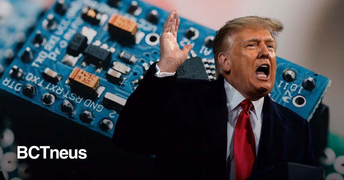 Articulo - Con arancel del 100%, Trump apunta a frenar dependencia de chips extranjeros