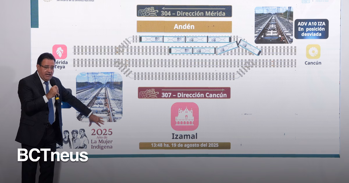 Articulo - Tren Maya: descartan descarrilamiento en accidente de Izamal; fue “percance de vía”