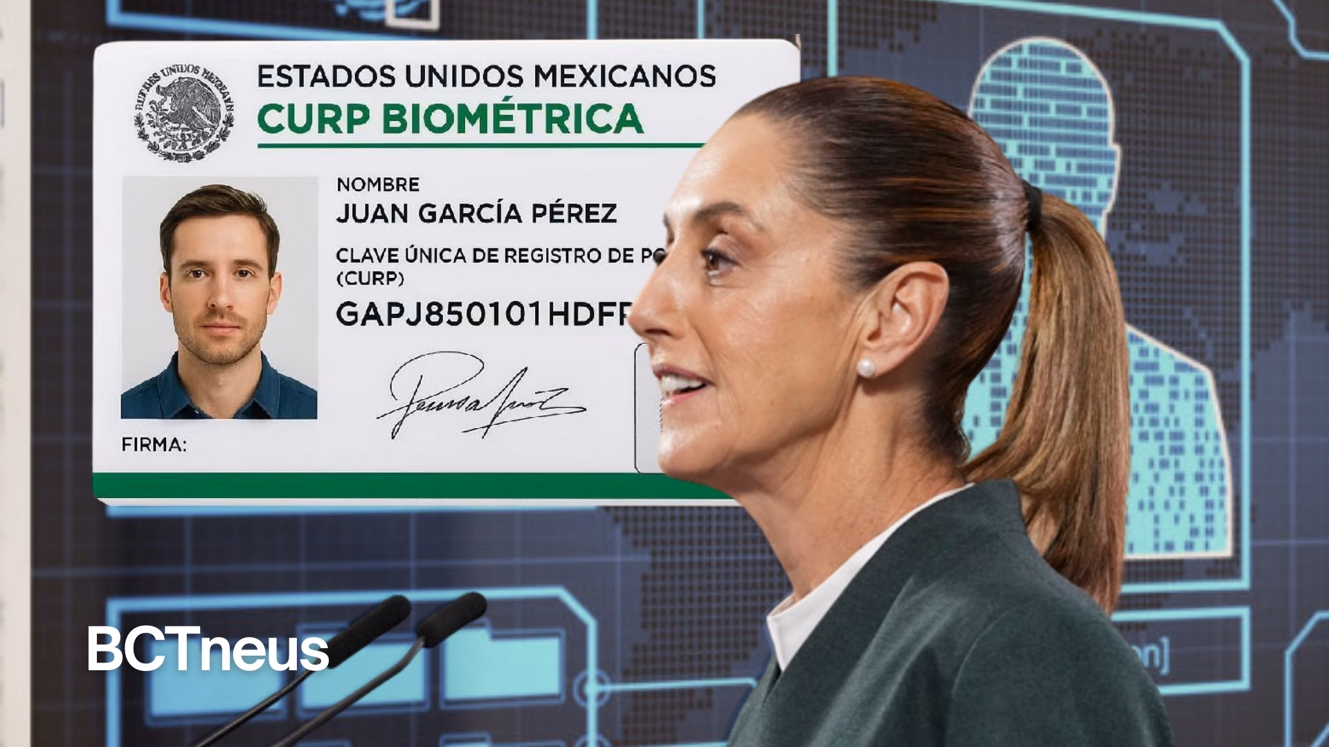 Articulo - Sheinbaum aclara: la CURP biométrica será voluntaria y no una obligación
