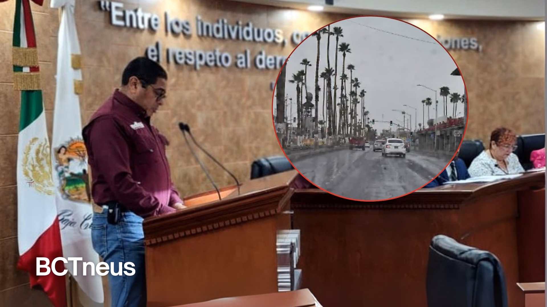 Articulo - Congreso de BC exige atención urgente a daños por lluvias en Mexicali
