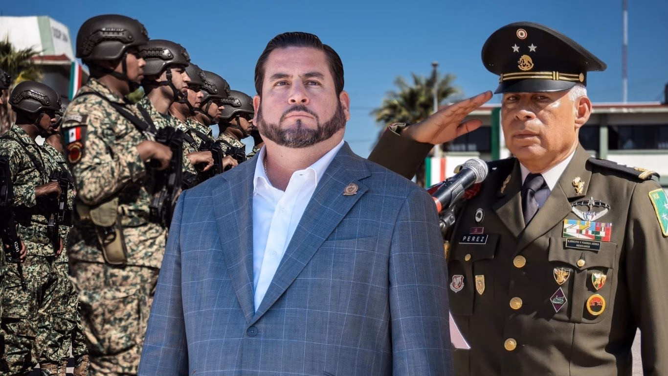 Articulo - Ismael Burgueño respalda toma de protesta del nuevo comandante de la II Región Militar