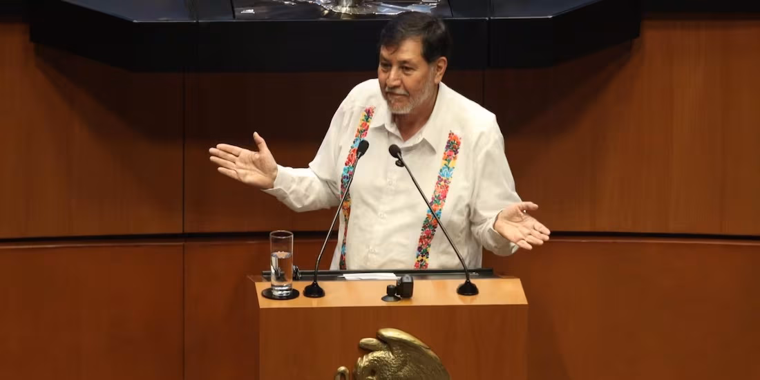 Articulo - Fernández Noroña dejará temporalmente su cargo en el Senado