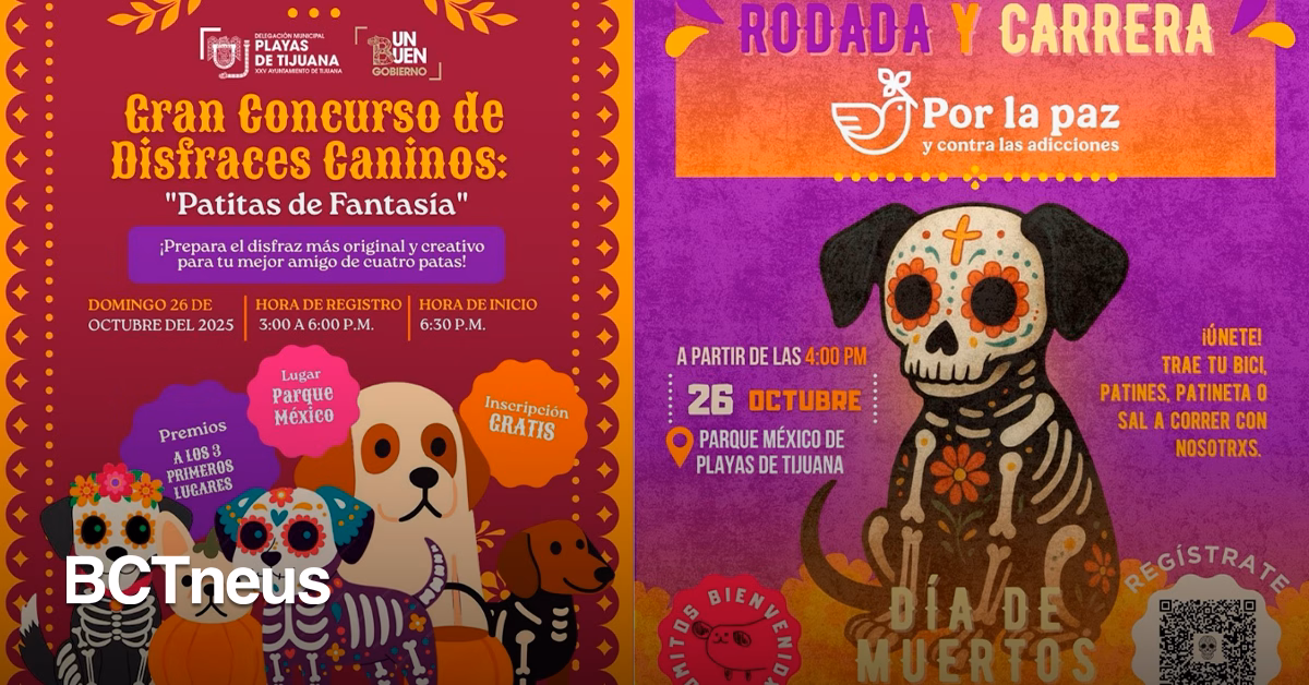 Articulo - Rodada, carrera y “Patitas de Fantasía”: Tijuana promueve convivencia familiar