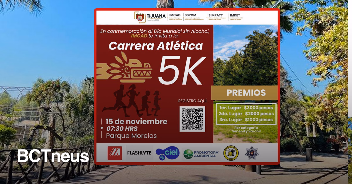 Articulo - Tijuana promueve salud y convivencia familiar con carrera atlética gratuita