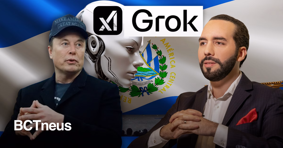 Articulo - Bukele y Elon Musk lanzan alianza para llevar la IA Grok a todas las escuelas de El Salvador