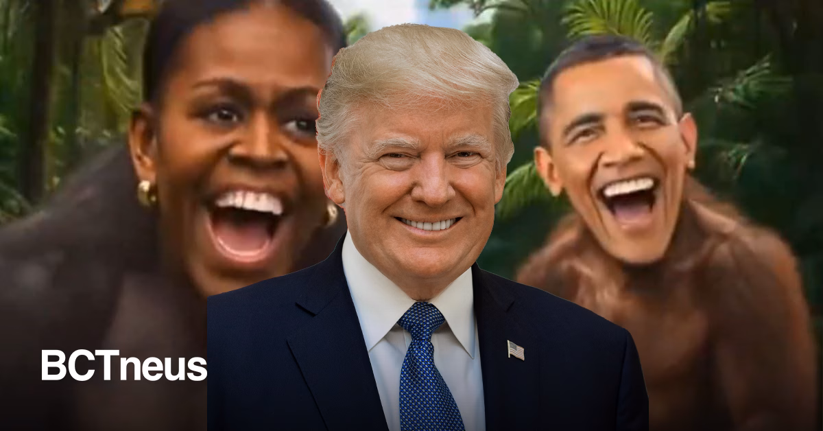 Articulo - Trump difunde video con contenido racista contra Barack y Michelle Obama