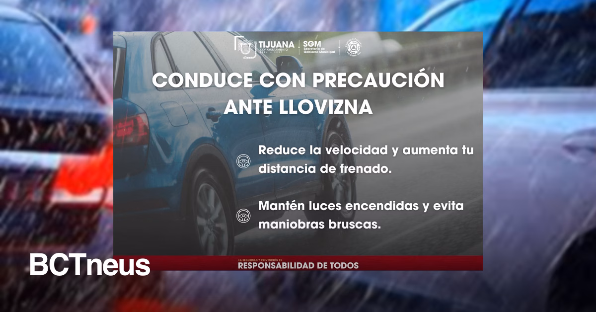 Articulo - Ismael Burgueño llama a extremar precauciones por lluvia en Tijuana