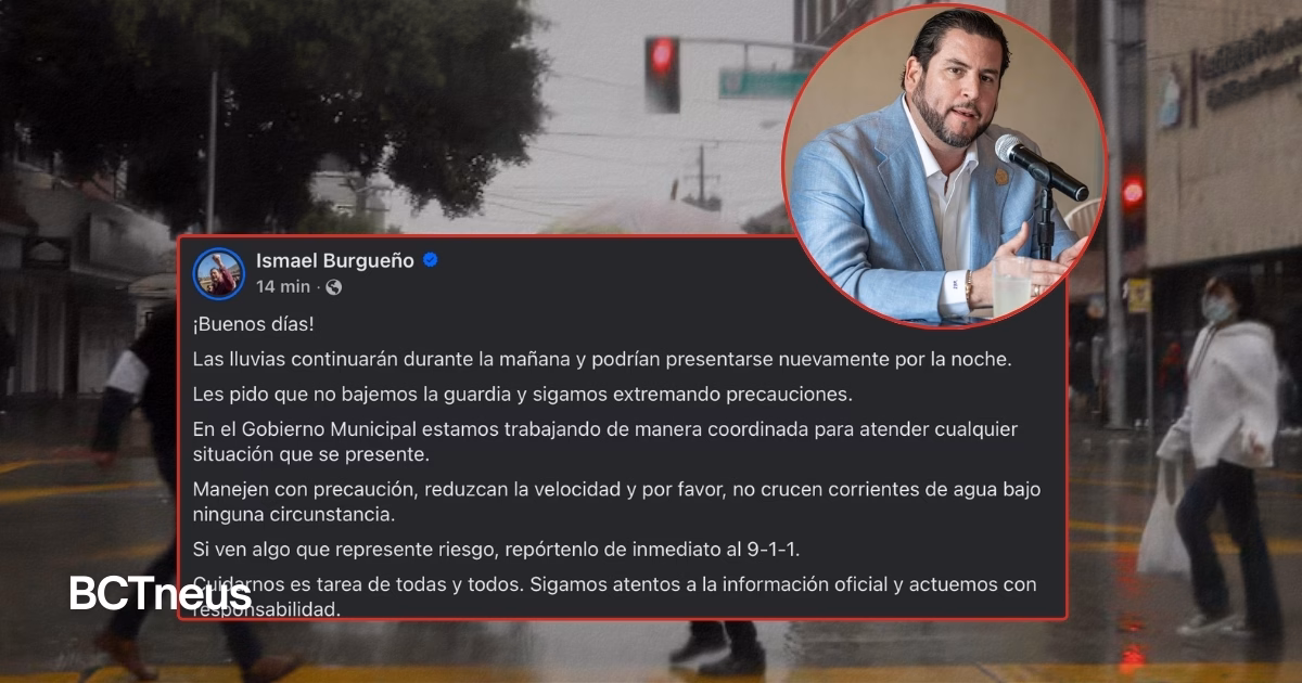 Articulo - Seguirán lluvias en Tijuana este miércoles: Burgueño llama a tomar precauciones
