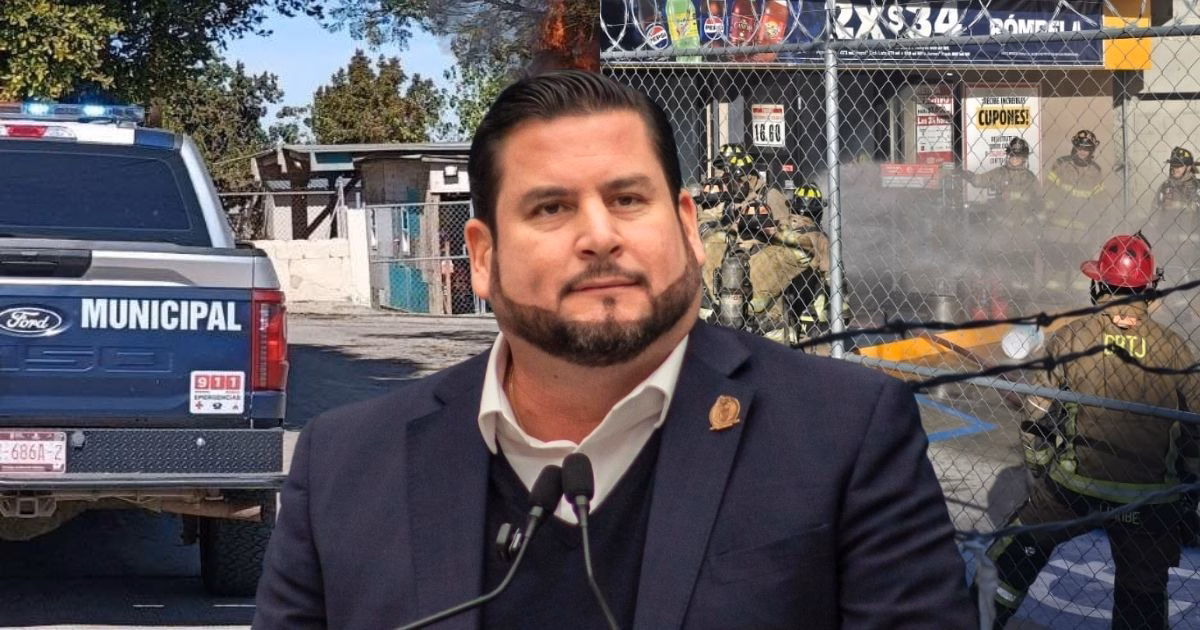 Articulo - Policia y Bomberos atienden 11 incidentes en Tijuana, hay 12 detenidos: Burgueño