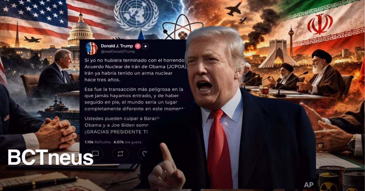 Articulo - Trump crítica acuerdo nuclear de Obama con Irán: "Si no hubiera terminado, ya tendrían un arma nuclear"