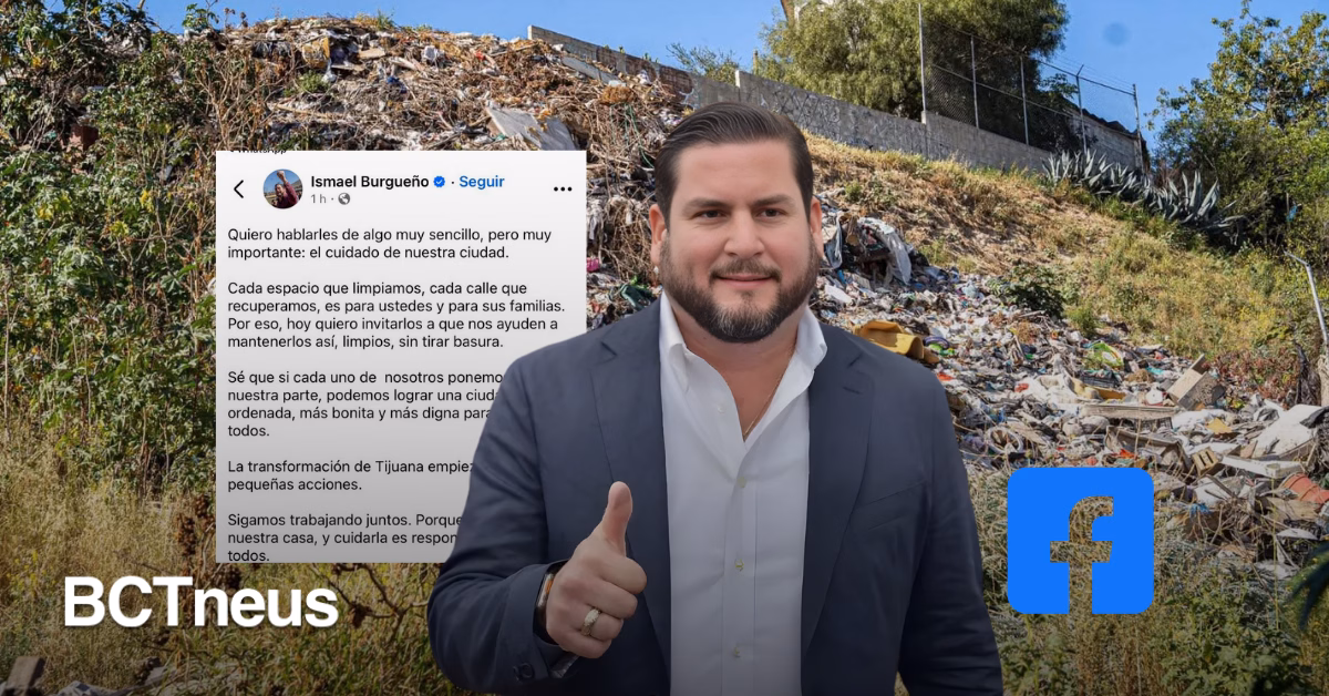 Articulo - Ismael Burgueño invita a los tijuanenses a no tirar basura y cuidar sus calles
