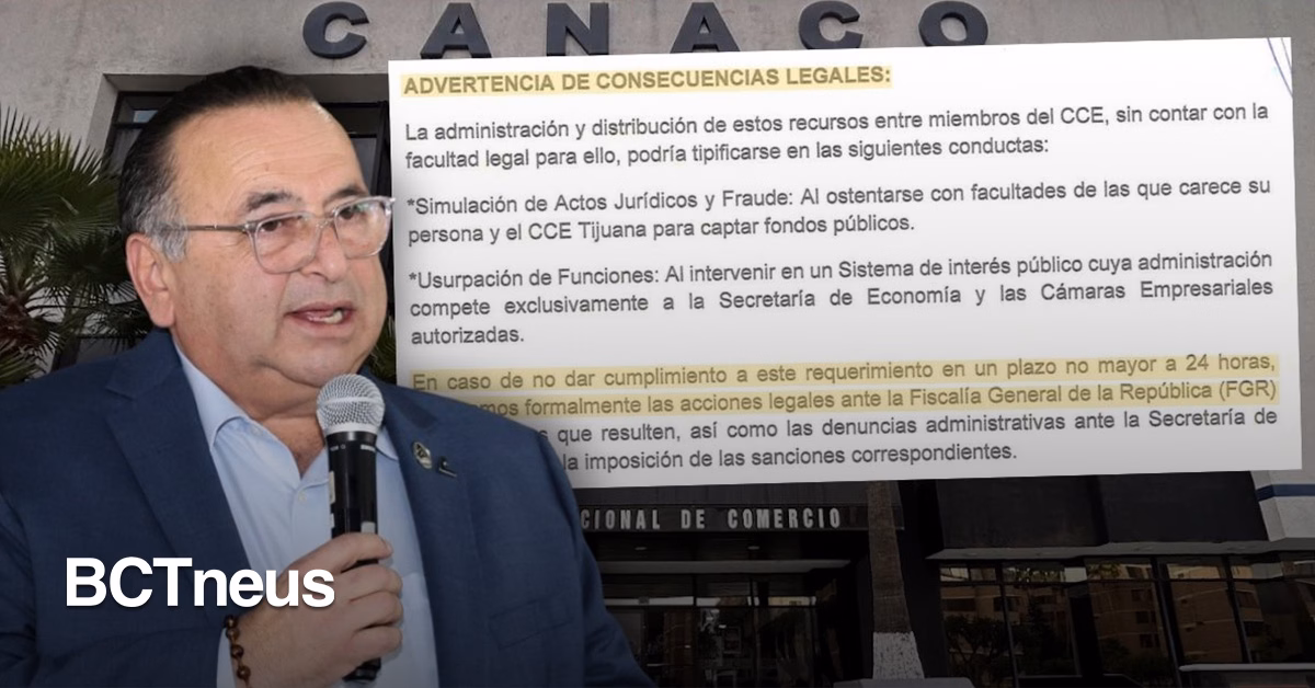 Articulo - Ruptura con CCE exhibe crisis en CANACO bajo Olivaldo Paz por mal manejo de recursos