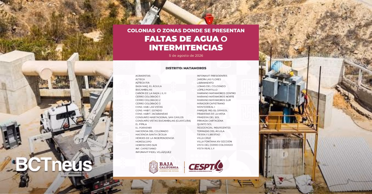 Articulo - Personal de CESPT interviene equipo del Booster El Carrizo tras reporte de falla