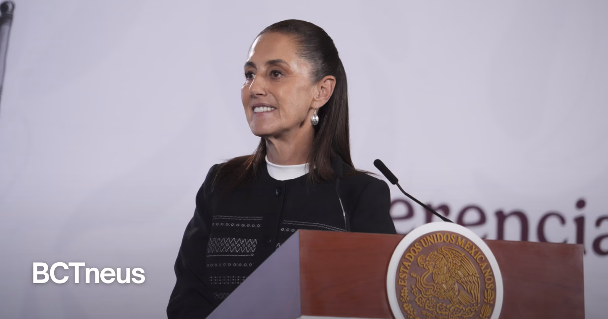 Articulo - Sheinbaum mantiene atención sobre niños de Tijuana que siguen en Colombia