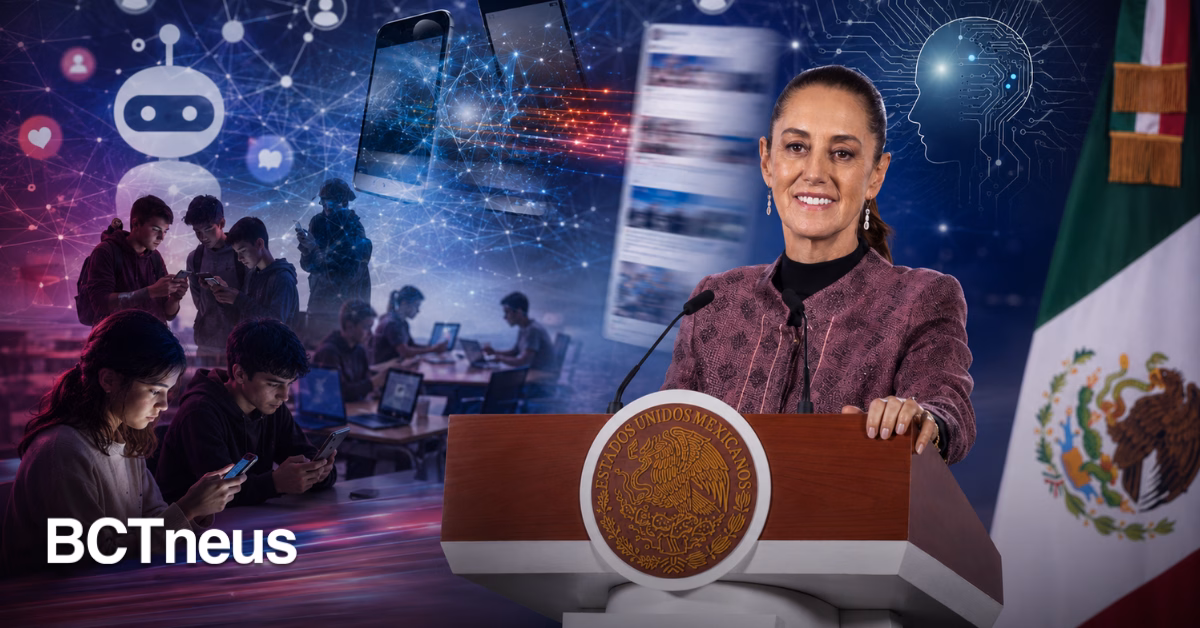 Articulo - ¿Realidad o montaje? Sheinbaum alerta por bots e IA y abre debate sobre el uso de redes en menores