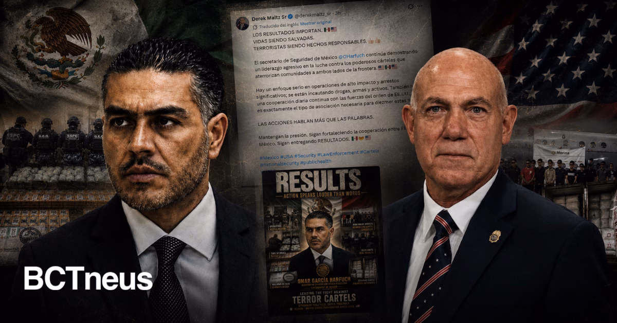 Articulo - “Liderazgo agresivo contra los cárteles”: exdirector de la DEA pone a Harfuch como referente