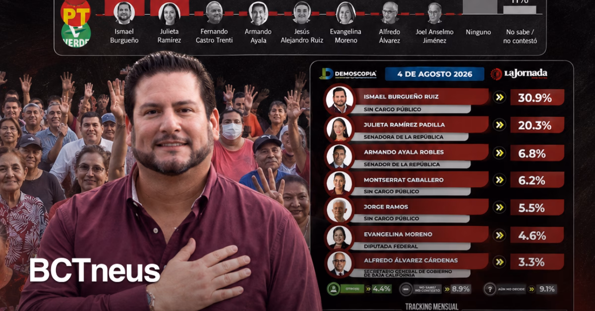 Articulo - Tres encuestas coinciden : el efecto Burgueño como el rival a vencer en Morena
