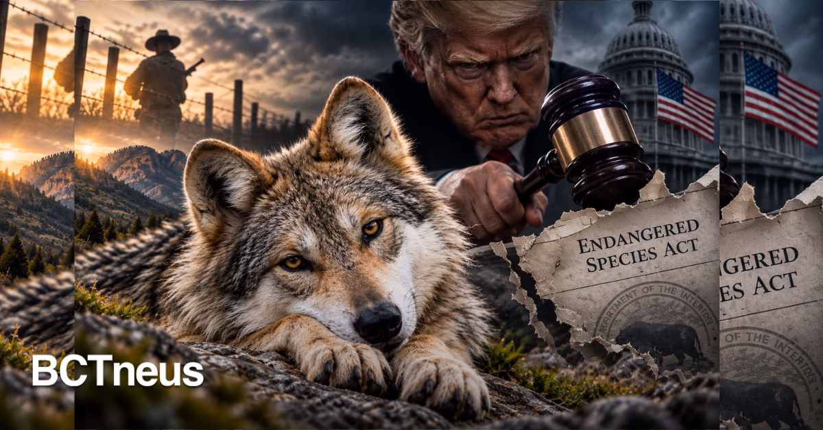 Articulo - Trump amenaza la protección del lobo mexicano y pone en riesgo décadas de conservación