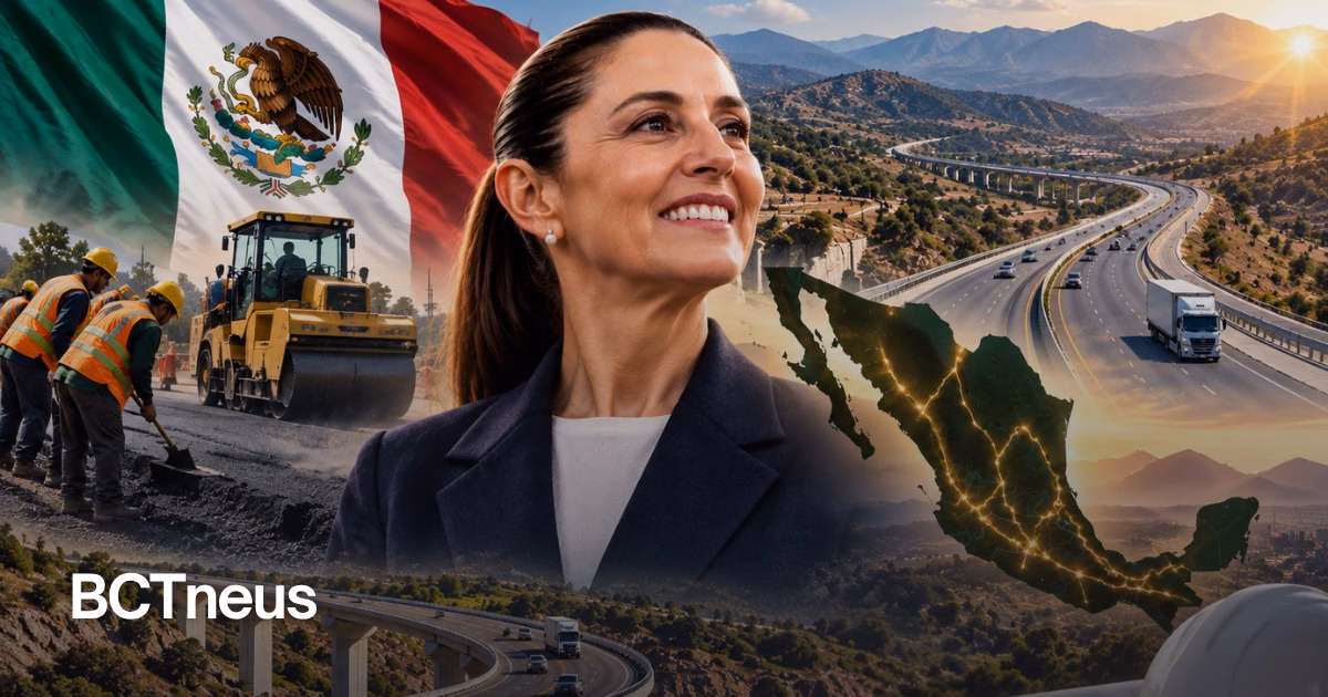 Articulo - Destaca Claudia Sheinbaum inversión histórica de más de 647 mil millones de pesos en infraestructura carretera