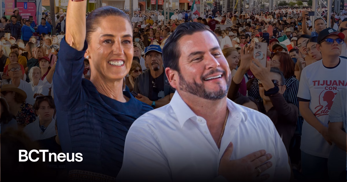 Articulo - Burgueño acompaña a Sheinbaum en su visita a Tijuana por el Segundo Informe de Gobierno