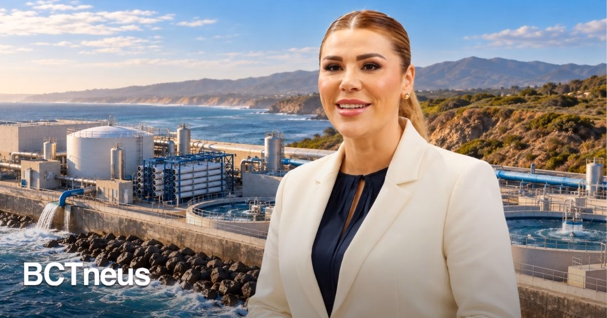 Articulo - 15 mdp de inversión federal y estatal para combatir falta de agua en BC: Marina del Pilar