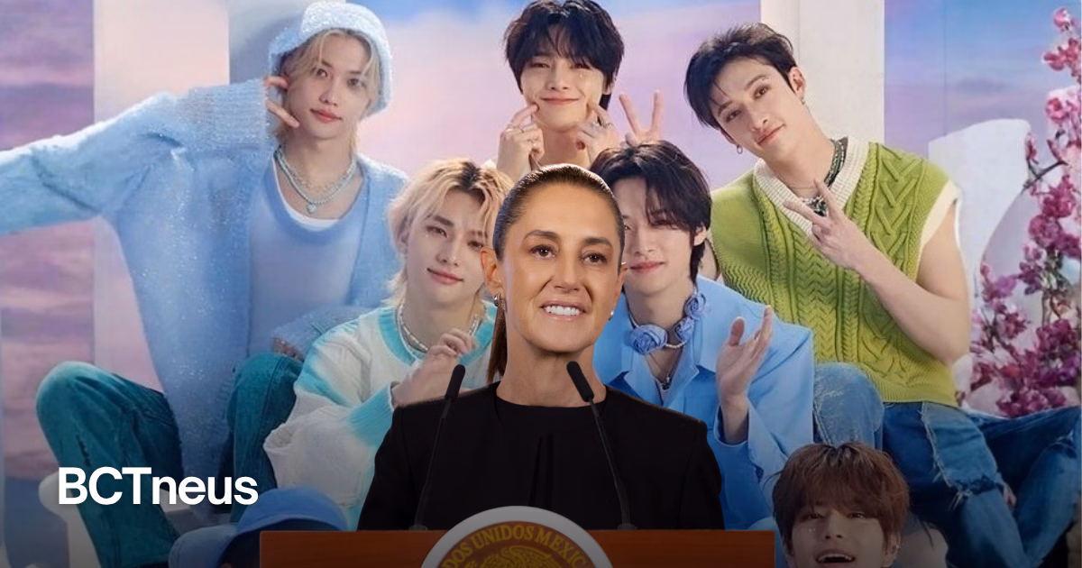 Articulo - Sheinbaum deja abierta la posibilidad de ver a Stray Kids en el Zócalo