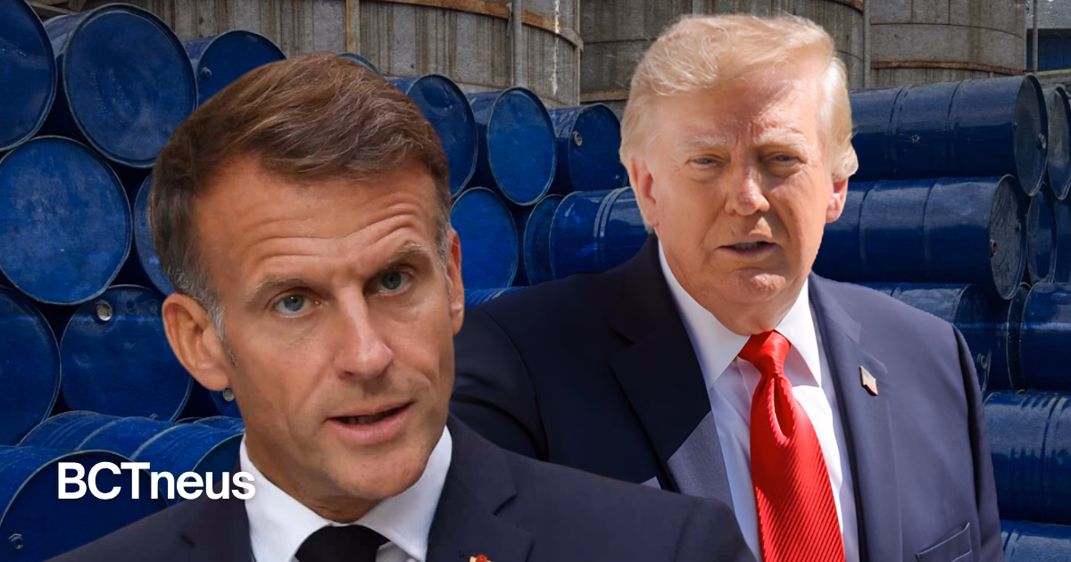 Articulo - Macron y Trump anuncian liberación de reservas de diésel del G7